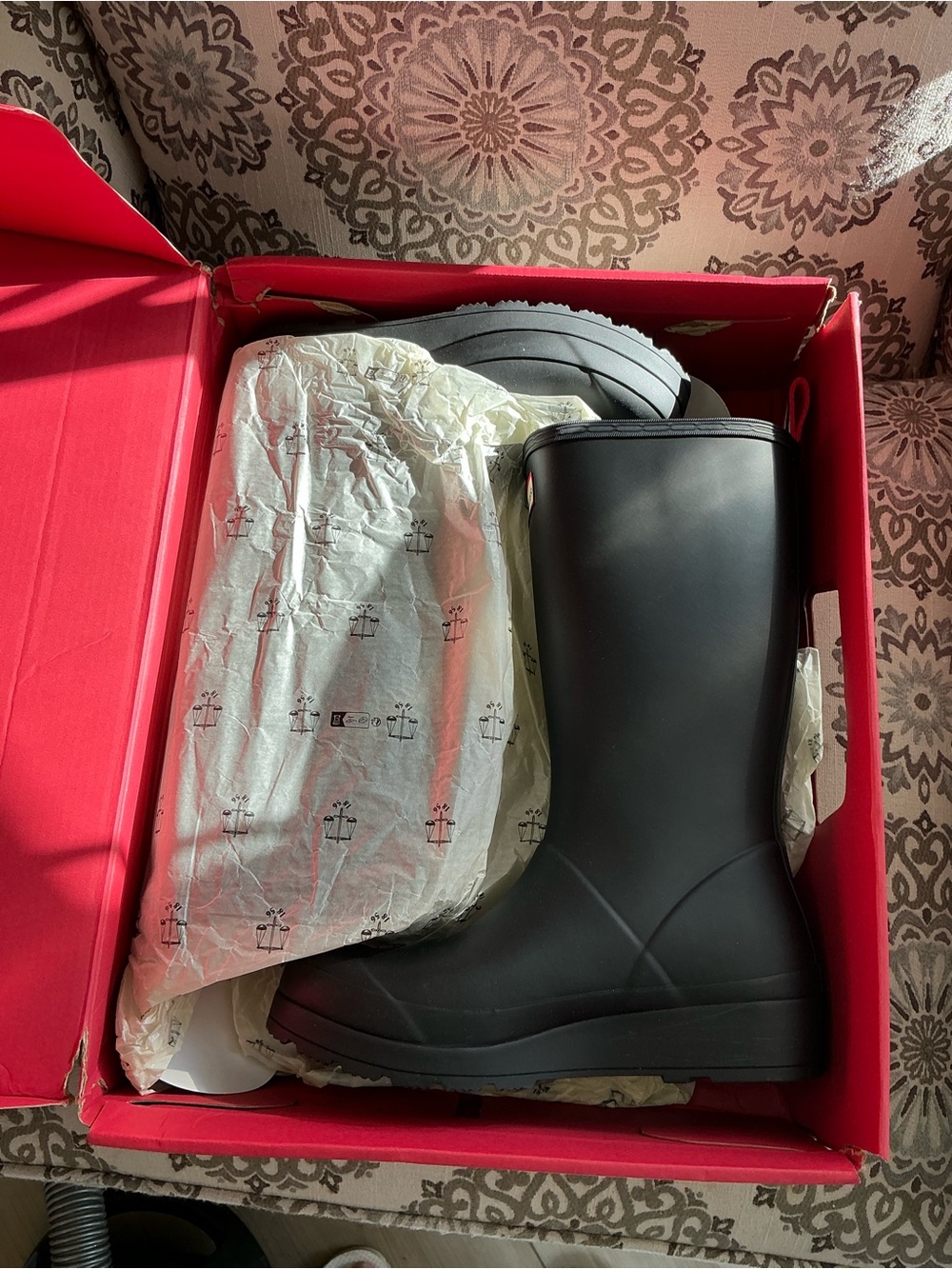 Women’s Hunter Black Tall Play Boots size 7 - New in box